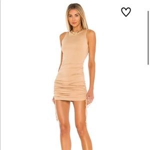 Superdown tan dress
